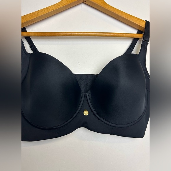 Leonida Bra Black Women Comfortable Underwired Plus Size 40 lightweight - Picture 2 of 12